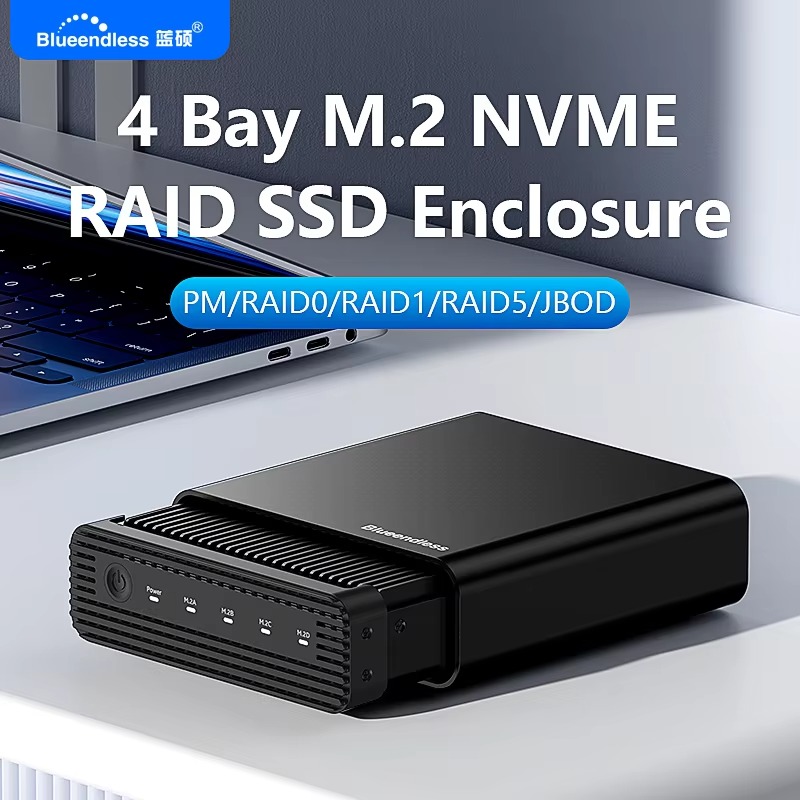 Aluminiowa obudowa M2 4-Bay US – M.2 Ssd recenzja i cena