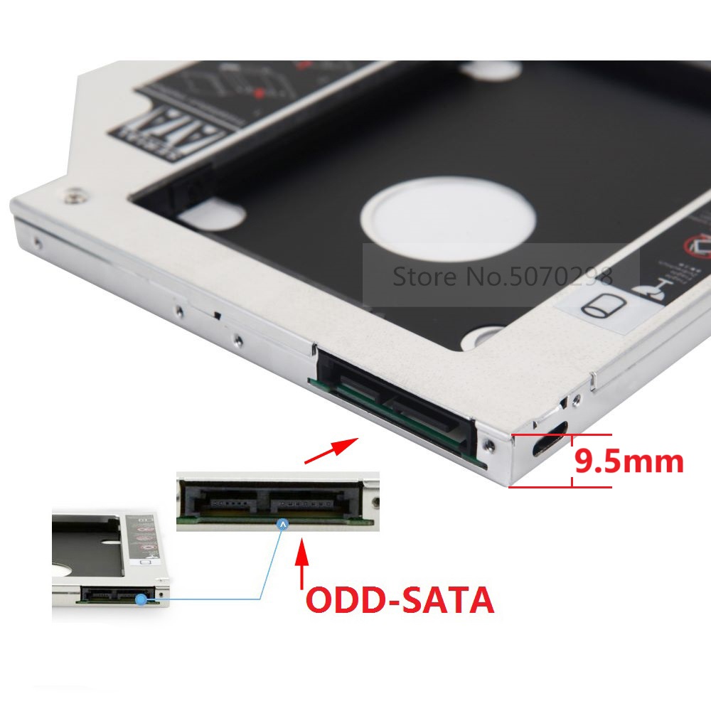 Adapter/Obudowa SATA 9.5mm na  – Sata Ssd recenzja i cena