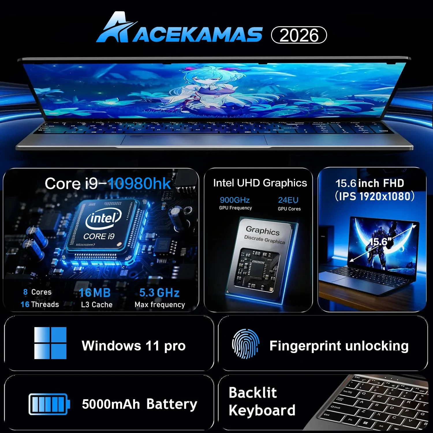 15,6-calowy przenośny laptop z – Ssd 2Tb recenzja i cena