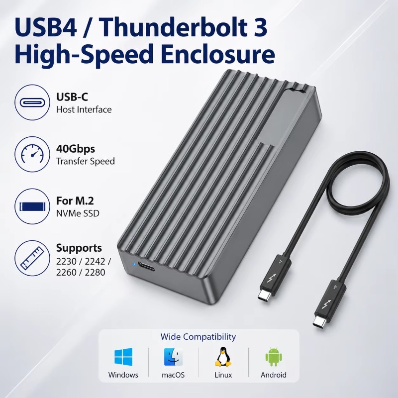 Obudowa TBT3/USB4 M.2 NVMe SSD – M.2 Ssd recenzja i cena